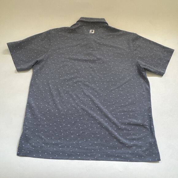 FootJoy Polo Shirt All Over Print Mens Large‎ Embroidered 1914 Golf - Picture 5 of 11